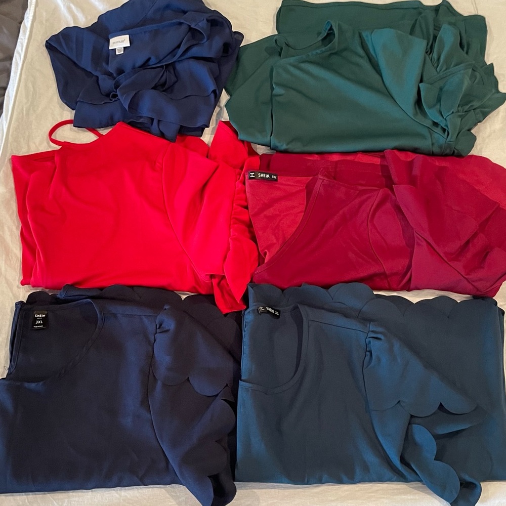 Shein + Avenue Ruffle Haul